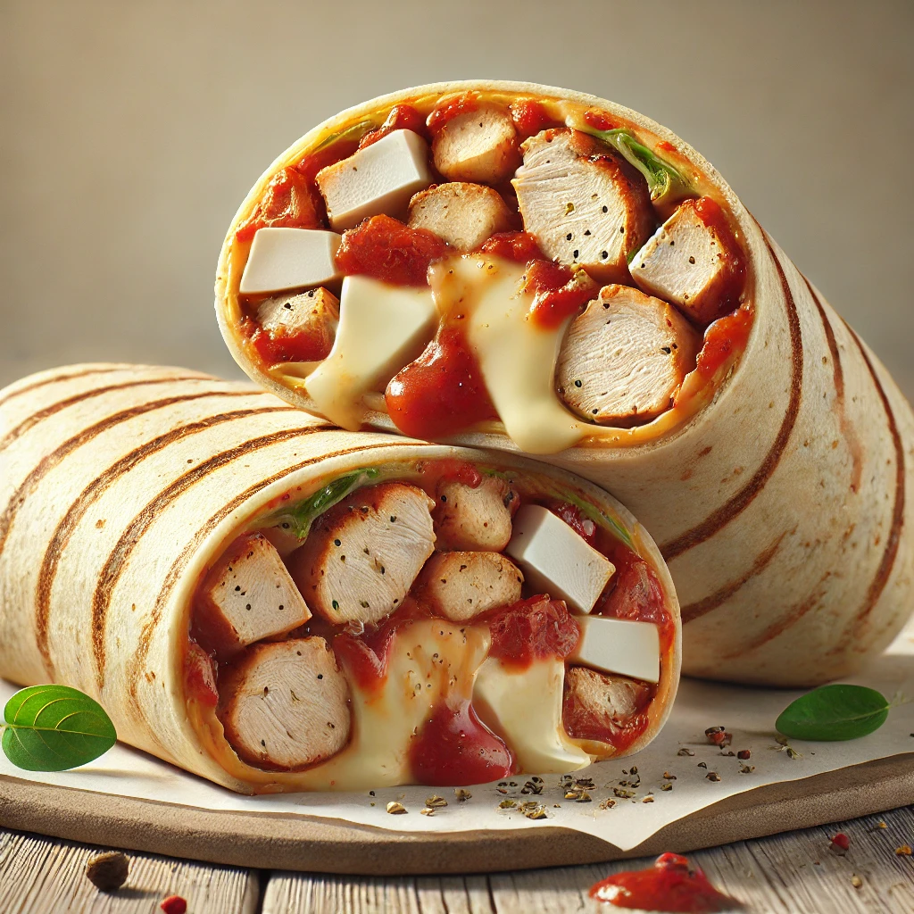 Chicken Parmigiana Wrap